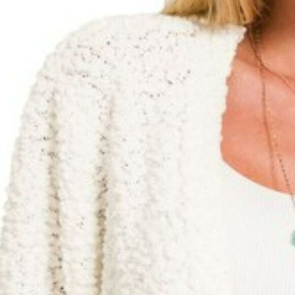 NEW! ⭐️Zenana Zenana Long Sleeve Popcorn Sweater Cardigan - Picture 5 of 6